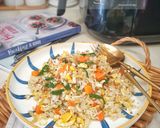Gambar langkah 4 resipi Menu Berpantang :Nasi Goreng Halia.