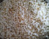 A picture of step 2 of Sabudana khichdi.
