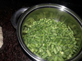 Beans aloo bhaji