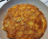 Sajtos, tojásos kenyérkockák recept fázis 3 fotója