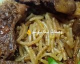 صورة لخطوة 2 من وصفة كبسه الشعريه بقوانص الدجاج