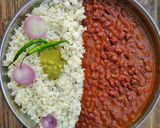 A picture of step 6 of Kashmiri rajma.
