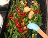 Foto langkah ke 6 dari resep Bento / Bekal Anak Sekolah (kaki naga, tumis buncis jagung manis).