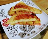 Foto del paso 4 de la receta: Sándwich piña asada, mortadela y queso