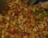 Ketupat sayur kacang tunggak campur sumsum kambing pedas langkah memasak 4 foto