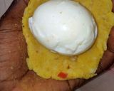 A picture of step 2 of Yam egg roll.