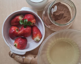 Foto del paso 1 de la receta: Licuado de frutilla 🍓 inspirado en Lassi de India 🇮🇳