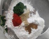A picture of step 2 of Hariyali Lachha Paratha.