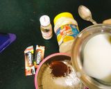 A picture of step 1 of Coffee ☕ custard 🍮 vegan Creamy custard coffee 😋😋.