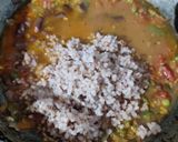 A picture of step 4 of Vegan Italian Red Bean Soup.