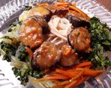 Foto del paso 11 de la receta: Vegetales🥕🍆🌰🌿 y espaguetis🥗 con rica salsa...🙄🤨🤔