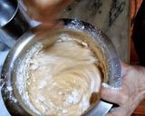 A picture of step 4 of Meethey pakorey.