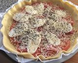 Une image de l'étape 3 de Tarte tomate mozzarella.