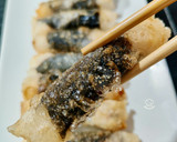Foto del paso 6 de la receta: Mini rollitos crujientes de arroz con gamba y alga nori