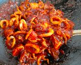 Gambar langkah 4 resipi Sambal Sotong.
