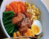 Foto langkah ke 4 dari resep Poke bowl.
