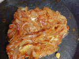 Cebolla caramelizada normal y aromatizada con pimentón dulce