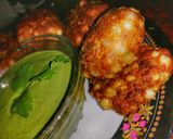 A picture of step 11 of Sabudana vada.