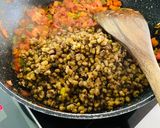 A picture of step 6 of Mung pilau.