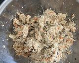 Hình bước làm 2 của món Chả chay hấp