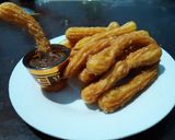 Foto langkah ke 7 dari resep Churros with Peanut Butter.