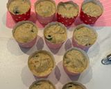 A picture of step 3 of Blueberry Crumb Muffin.