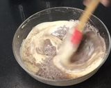 A picture of step 4 of New Year chocolate Cake 2023.
