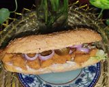 A picture of step 4 of Chicken Tender Pops Burger 🍔🍔.
