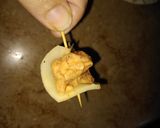 A picture of step 8 of Butter Fly chicken bites.