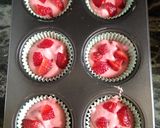 A picture of step 5 of Strawberry banana muffins.