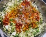 पत्ता गोभी मटर की सब्जी(Patta gobhi matar ki recipe in hindi) रेसिपी चरण 7 फोटो