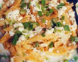 A picture of step 4 of Cheesy fries.
