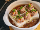 เต้าหู้นึ่งหมูสับ (เมนูเด็ก 1 ขวบขึ้นไป)
