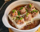 รูปขั้นตอนการทำที่ 5 ของ เต้าหู้นึ่งหมูสับ (เมนูเด็ก 1 ขวบขึ้นไป)