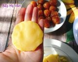 Hình bước làm 5 của món Bánh dứa Đài Loan hình thú.🐟🐻