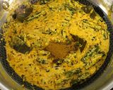 A picture of step 10 of Dahi Bhindi.