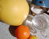 Foto del paso 1 de la receta: Sirope y cáscaras confitadas de cítricos