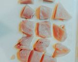 Foto langkah ke 1 dari resep Ayam Koloke Saus Tiram tumis sayur Kubis.
