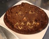 Une image de l'étape 14 de Flan d'Halloween au chocolat, poires et menthe.