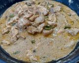 A picture of step 4 of Special Bicol Express w/Chicken Pork Belly & Green Beans.