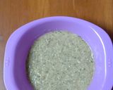 Foto langkah ke 5 dari resep Mpasi 6 bulan Bubur Hati Sapi Brokoli Bayam Telur.
