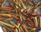 Foto del paso 4 de la receta: Guarnición saludable de boniato y patata especiados