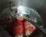 A picture of step 4 of Cholia & Onion Pulao.