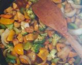 Foto del paso 14 de la receta: Pechuga de pollo en salsa BBQ, sobre arroz blanco