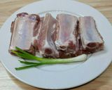 Hình bước làm 1 của món Sườn Kinh Đô