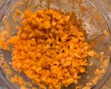 A picture of step 4 of Farfalle Pasta salad.
