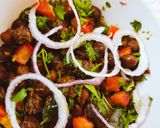A picture of step 3 of Kaly chano ki chaat.