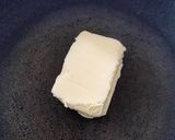 A picture of step 3 of Custard semolina shiro.