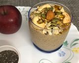 A picture of step 8 of Blended Apple Chia Pudding.