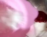 A picture of step 4 of Coconut Strawberry smoothie.